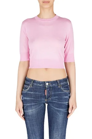 Dsquared2 Dames, Truien, Roze, Maat: XS Jersey