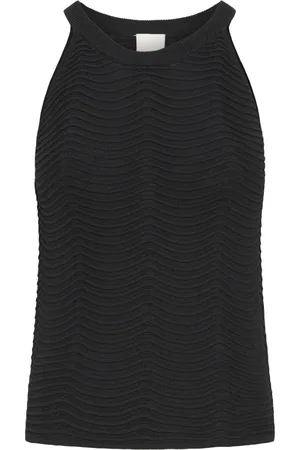 Ichi Dames, Tops, Zwart, Maat: S