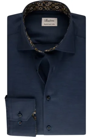 Stenströms Heren, Overhemden, Blauw, Maat: 6XL Katoen