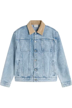 Drôle de Monsieur Heren, Jassen, Blauw, Maat: M Denim