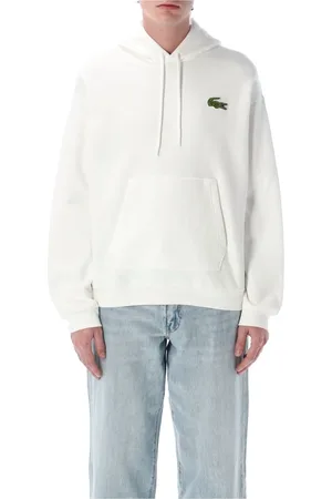Lacoste Heren, Sweatshirts & Hoodies, Wit, Maat: L Katoen