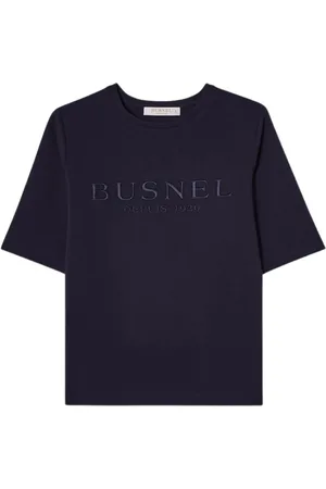 BUSNEL Dames, Tops, Blauw, Maat: M Katoen