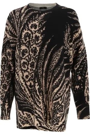Etro Dames, Truien, Veelkleurig, Maat: S Wol