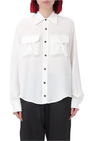 Dsquared2 Dames, Blouses & Shirts, Wit, Maat: 2XS Zijde