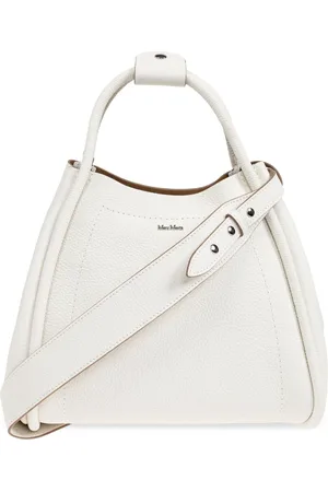 Max Mara Dames, Tassen, Wit, Maat: ONE Size Leer