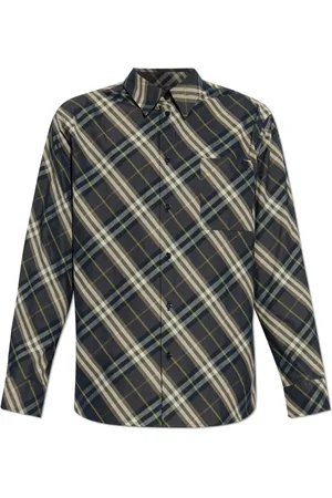 Burberry Heren, Overhemden, Blauw, Maat: 2XL Katoen