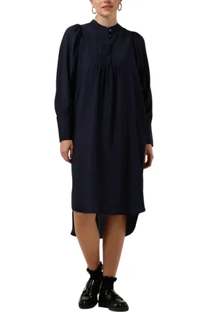Co`Couture Dames, Jurken, Blauw, Maat: S Poliester