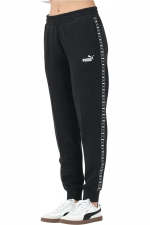 PUMA Dames, Broeken, Zwart, Maat: L