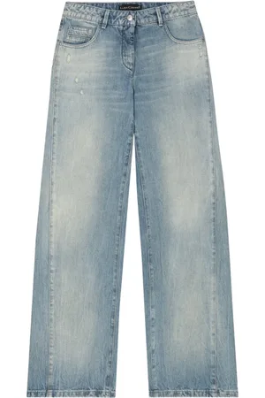 Luisa Cerano Dames, Jeans, Blauw, Maat: S Katoen