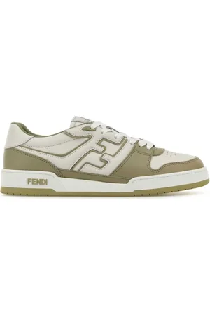 Fendi Heren, Schoenen, Groen, Maat: 40 EU Leer
