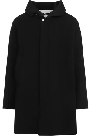 Jil Sander Heren, Mantels, Zwart, Maat: L Wol