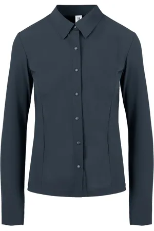 Bomboogie Dames, Blouses & Shirts, Blauw, Maat: XL Jersey