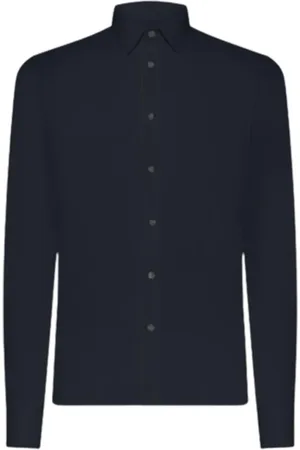 RRD Heren, Overhemden, Blauw, Maat: S Katoen