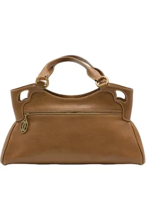 Cartier Dames, Pre-owned, Bruin, Maat: ONE Size Leer