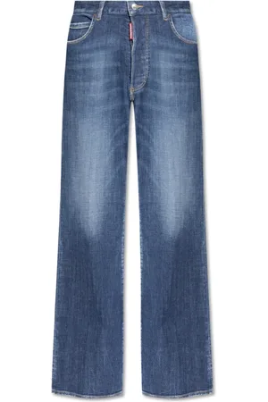 Dsquared2 Dames, Jeans, Blauw, Maat: XS Katoen