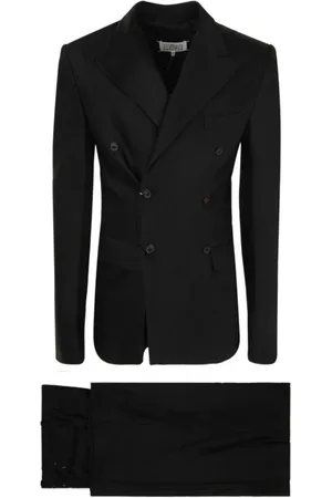 Maison Margiela Heren, Pakken, Zwart, Maat: 2XS Viscose