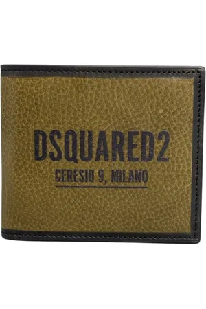 Dsquared2 Heren, Accessoires, Groen, Maat: ONE Size Leer