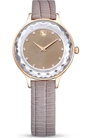 Swarovski Dames, Accessoires, Bruin, Maat: ONE Size Leer