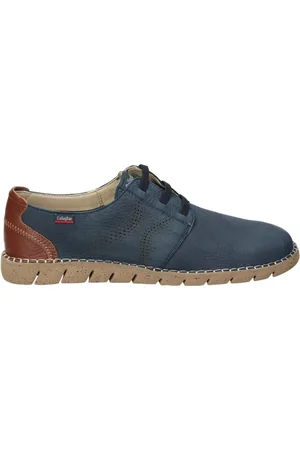 CallagHan Heren, Schoenen, Blauw, Maat: 40 EU Leer