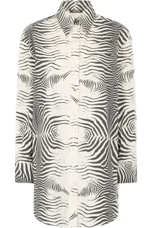 Roberto Cavalli Dames, Blouses & Shirts, Zwart, Maat: S