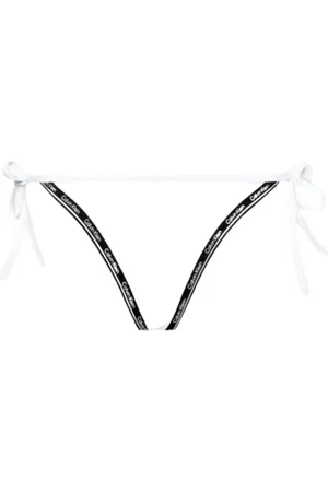 Calvin Klein Dames, Badkleding, Wit, Maat: M Poliester