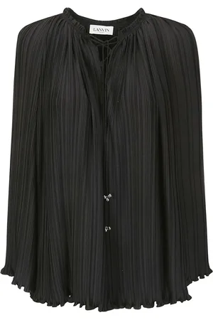 Lanvin Dames, Blouses & Shirts, Zwart, Maat: S Zijde