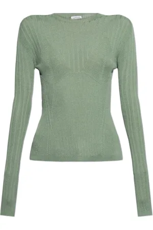 Lanvin Dames, Truien, Groen, Maat: S Zijde