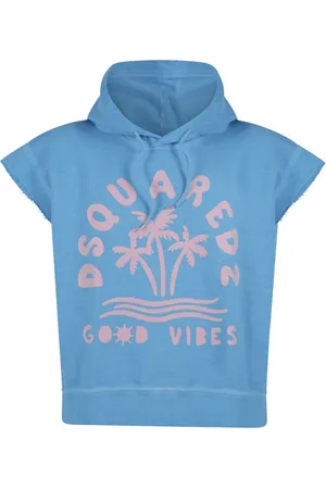 Dsquared2 Heren, Sweatshirts & Hoodies, Blauw, Maat: S Katoen