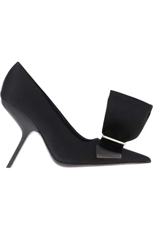 Salvatore Ferragamo Dames, Schoenen, Zwart, Maat: 39 EU Leer