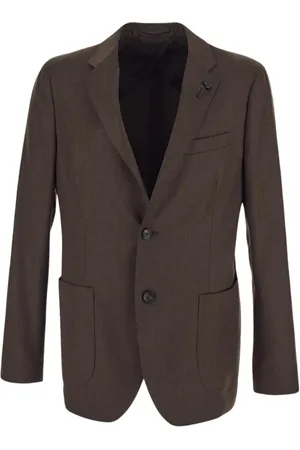LARDINI Heren, Jassen, Bruin, Maat: XL Wol