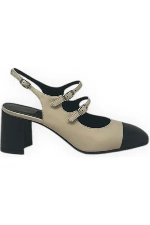 Carel Dames, Schoenen, Zwart, Maat: 38 1/2 EU Leer