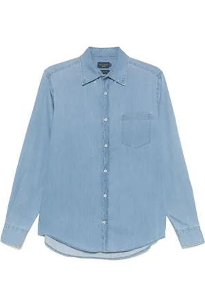 Paul & Shark Heren, Overhemden, Blauw, Maat: 4XL Katoen
