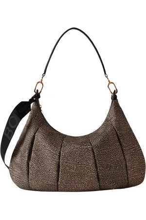 Borbonese Dames, Tassen, Zwart, Maat: ONE Size Leer
