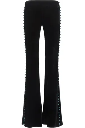 Roberto Cavalli Dames, Broeken, Zwart, Maat: M