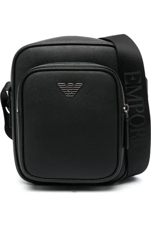 Emporio Armani Heren, Tassen, Zwart, Maat: ONE Size