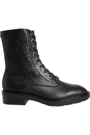Calvin Klein Dames, Schoenen, Zwart, Maat: 40 EU Leer
