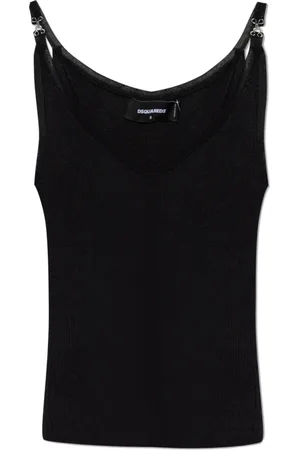 Dsquared2 Dames, Tops, Zwart, Maat: XS