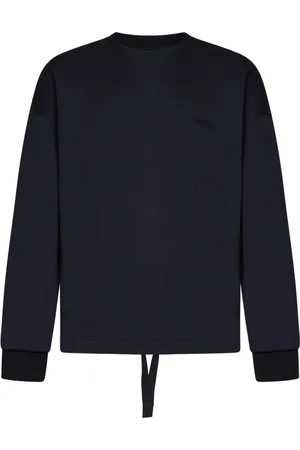 Ermenegildo Zegna Heren, Sweatshirts & Hoodies, Blauw, Maat: S Katoen