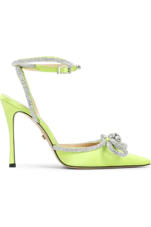 Mach & Mach Dames, Schoenen, Groen, Maat: 37 1/2 EU Zijde