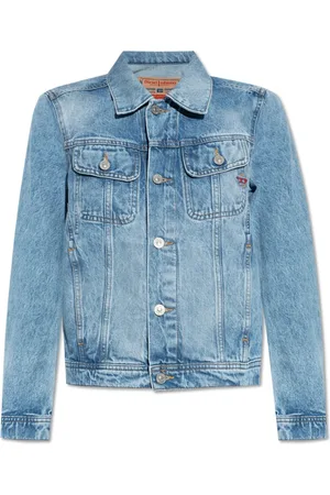 Diesel Dames, Jassen, Blauw, Maat: M Denim