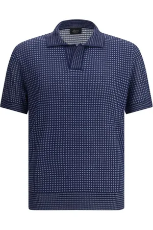 BRIONI Heren, Tops, Blauw, Maat: S Zijde