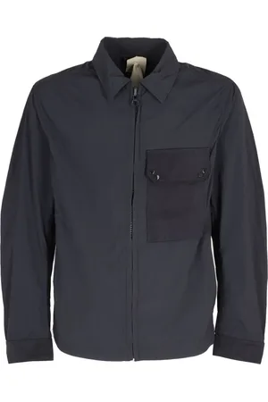 Ten Cate Heren, Jassen, Blauw, Maat: L Leer