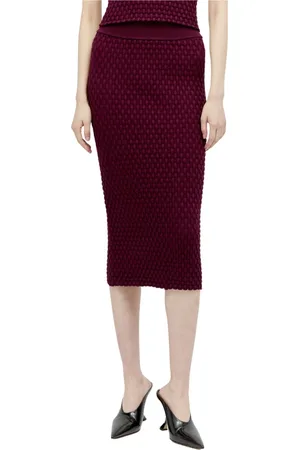 DRIES VAN NOTEN Dames, Rokken, Rood, Maat: XS Viscose