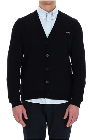 A.P.C. Heren, Truien, Blauw, Maat: 2XL Katoen