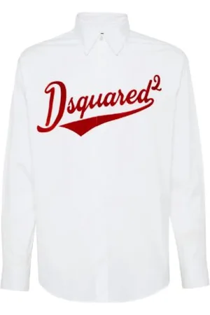 Dsquared2 Heren, Overhemden, Wit, Maat: M Katoen