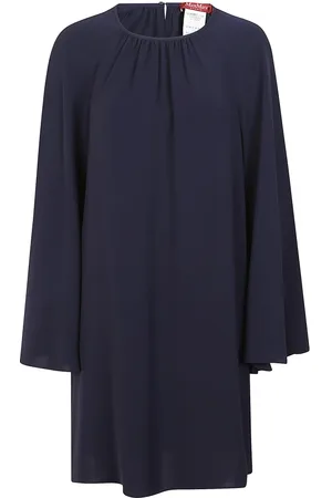 Max Mara Dames, Jurken, Blauw, Maat: XS Poliester