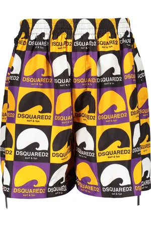 Dsquared2 Heren, Korte broeken, Veelkleurig, Maat: M Polyamide