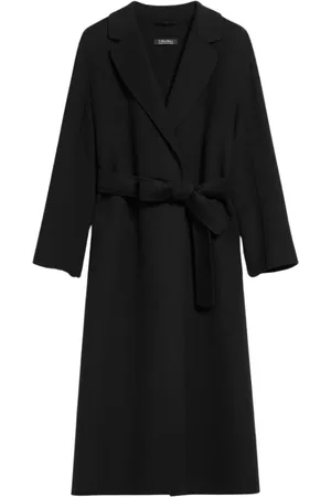 Max Mara Dames, Mantels, Zwart, Maat: S Wol