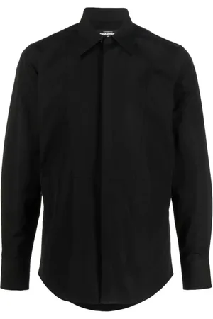 Dsquared2 Heren, Overhemden, Zwart, Maat: M Katoen