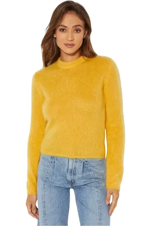 Marni Dames, Truien, Geel, Maat: S Mohair
